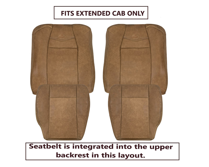 2001 - 2003 Ford F150 King Ranch (FITS EXTENDED CAB ONLY) Cowhide Genuine Leather Seat Covers
