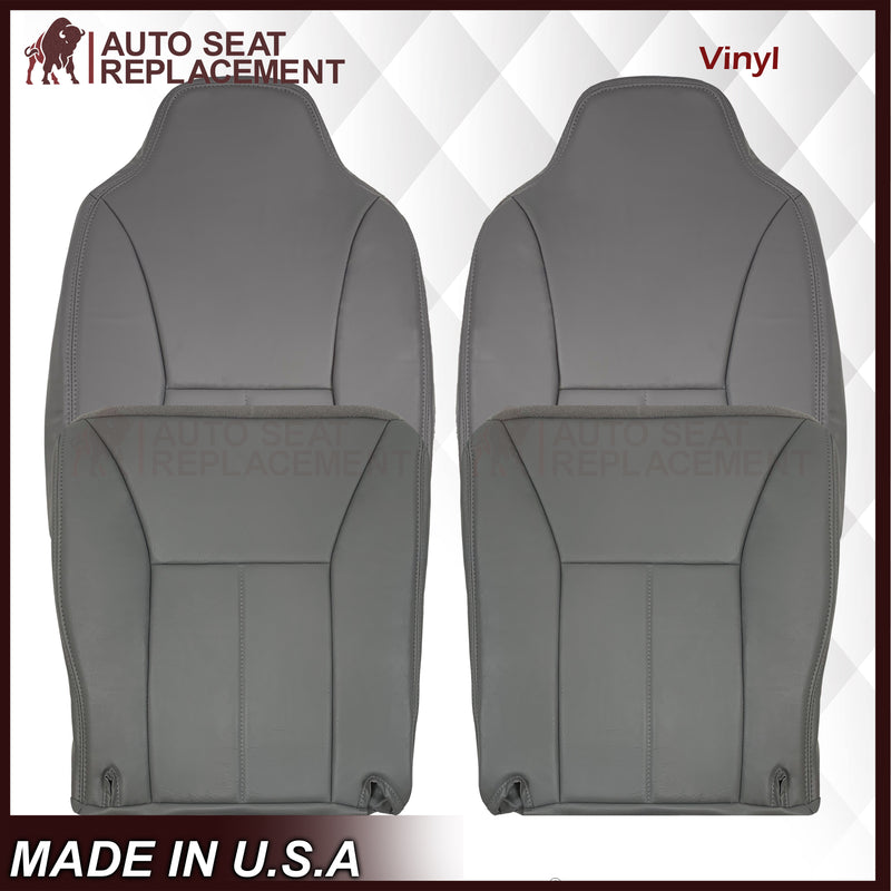 1998 1999 2000 2001 2002 Dodge Ram 1500 Base Work Truck SINGLE CAB Seat Cover in Mist Gray Vinyl - Auto Seat Replacement
