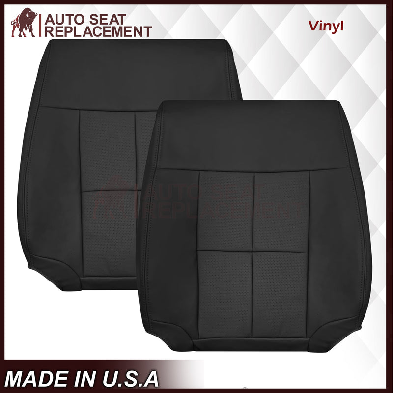 2007 - 2014 Lincoln Navigator Replacement Seat Covers in Black Leather or Synthetic Leather - Auto Seat Replacement