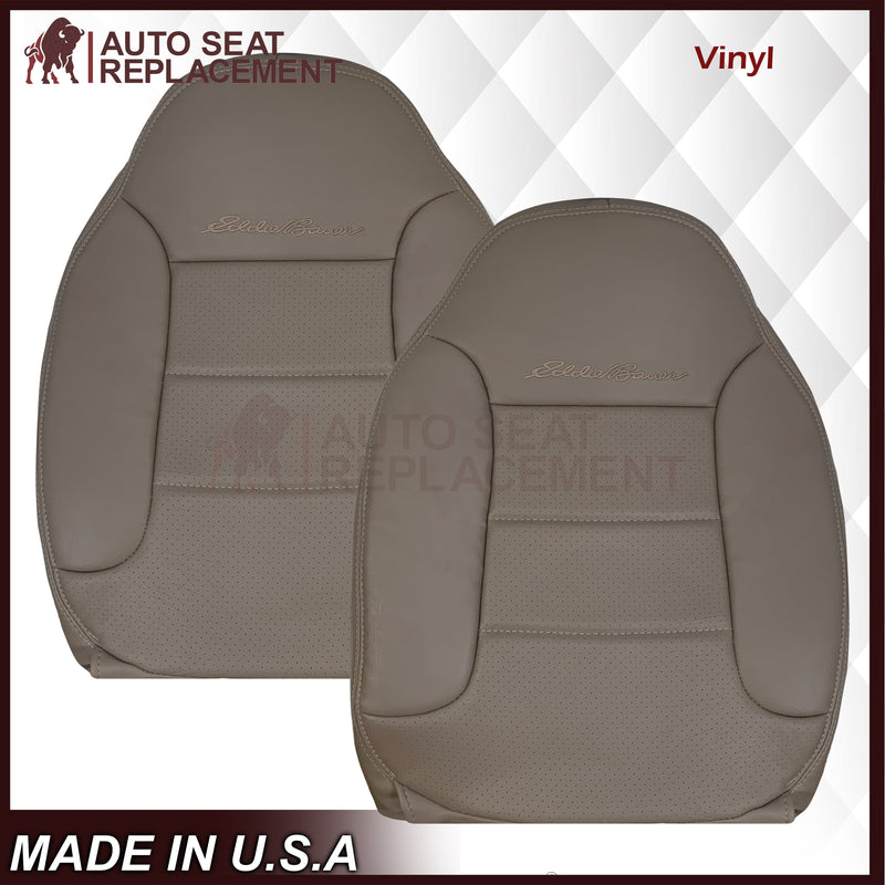 1992 - 1996 Ford Bronco Eddie Bauer Synthetic Leather Seat Cover In Mocha Tan - Auto Seat Replacement