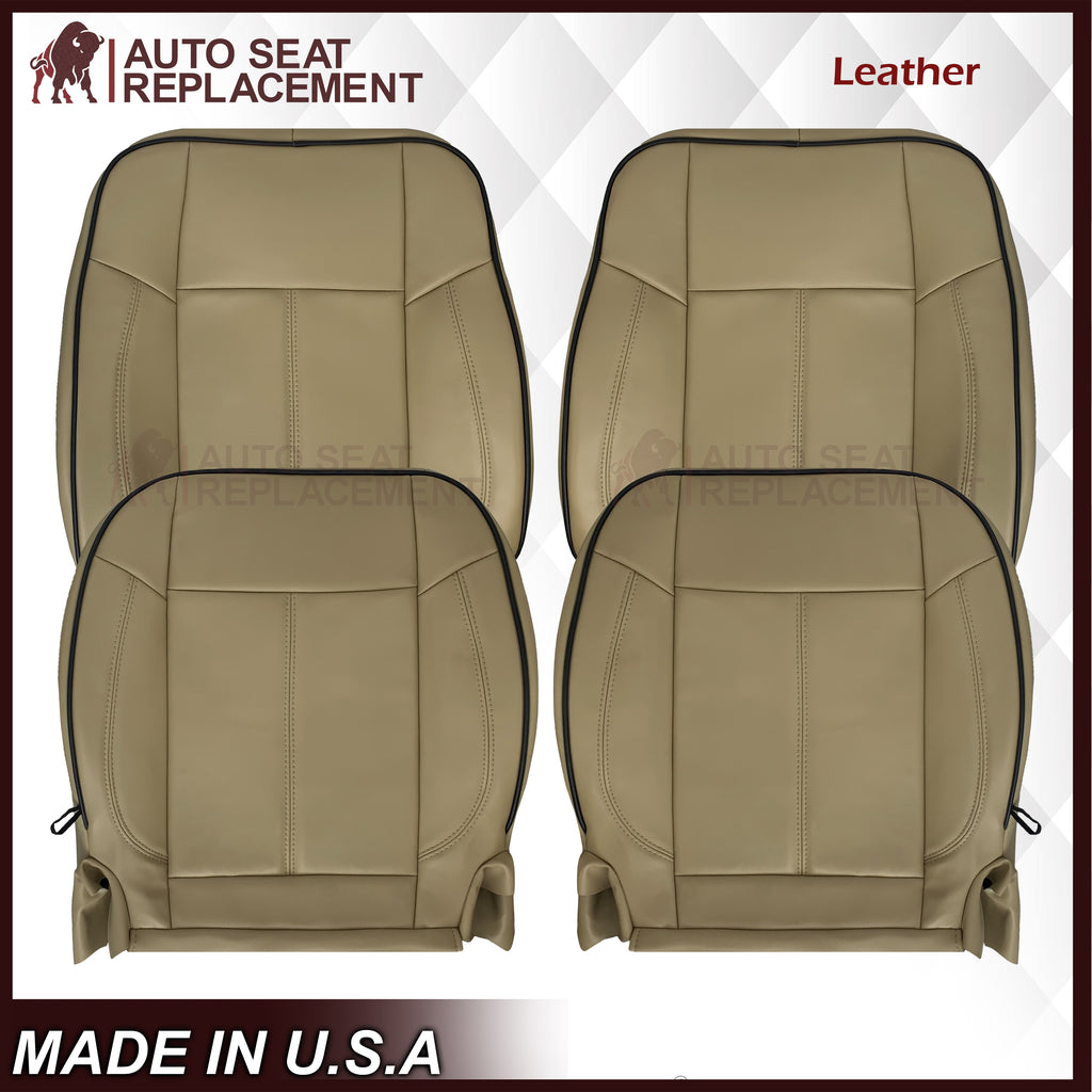 2006 - 2010 Hummer H3 Adventure Seat Covers in Cashmere Tan: Choose Leather or Vinyl - Auto Seat Replacement