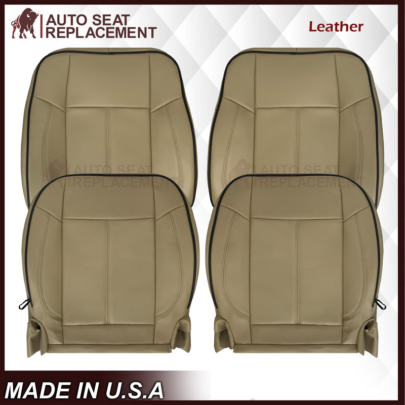 2006 - 2010 Hummer H3 Adventure Seat Covers in Cashmere Tan: Choose Leather or Vinyl - Auto Seat Replacement
