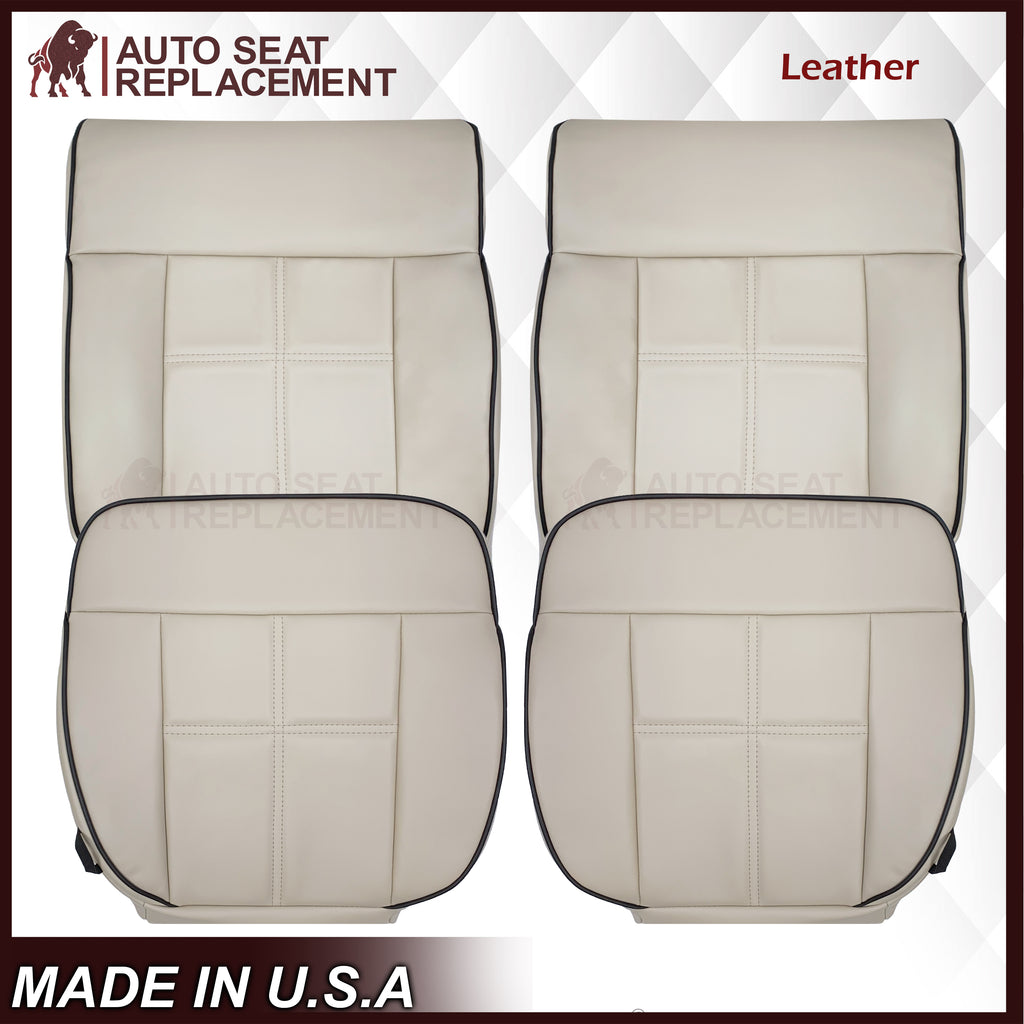 2006 2007 2008 Lincoln Mark LT Front Replacement Seat Covers in Medium Light Parchment Tan: Choose From Variants - Auto Seat Replacement