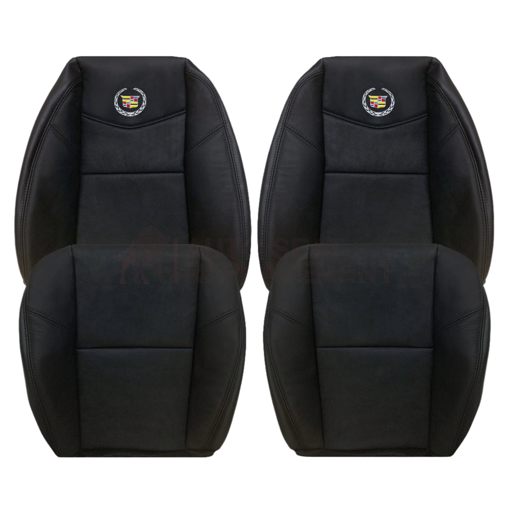 2007-2014 Cadillac Escalade Perforated Genuine Leather or Synthetic Leather Seat Cover in Black: Choose From Variation - Auto Seat Replacement
