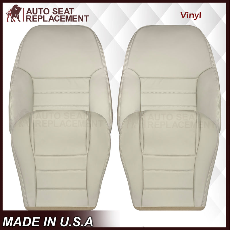 1994-1998 Ford Mustang V6 Replacement Seat Covers In Oxford White - Auto Seat Replacement