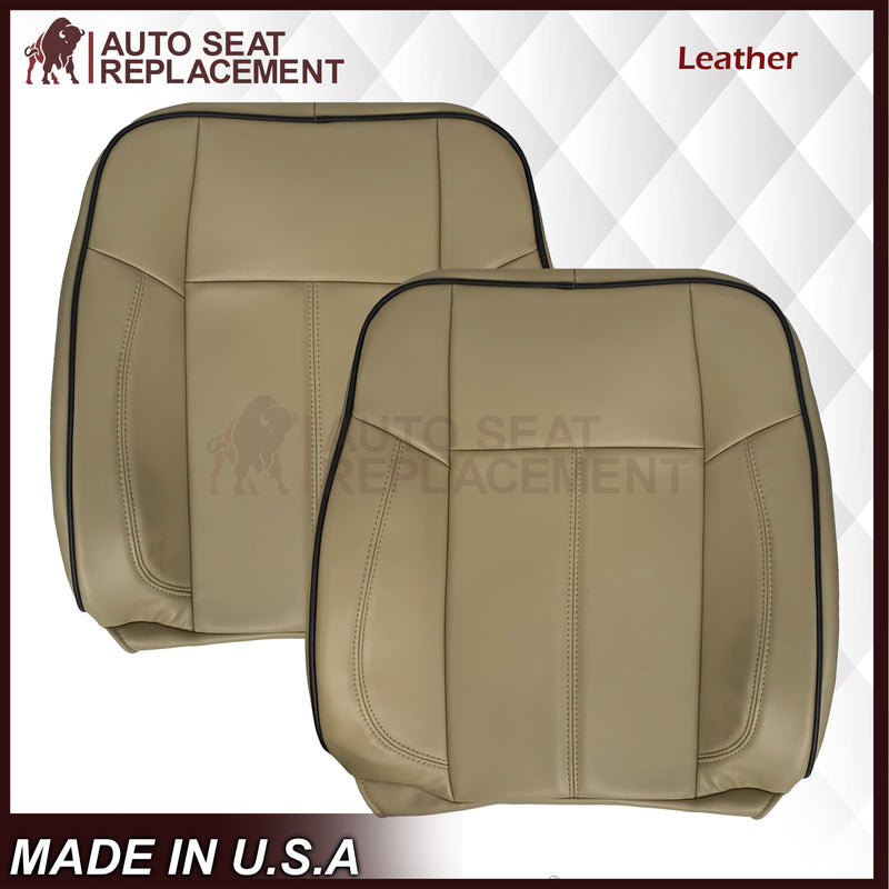 2006 - 2010 Hummer H3 Adventure Seat Covers in Cashmere Tan: Choose Leather or Vinyl - Auto Seat Replacement