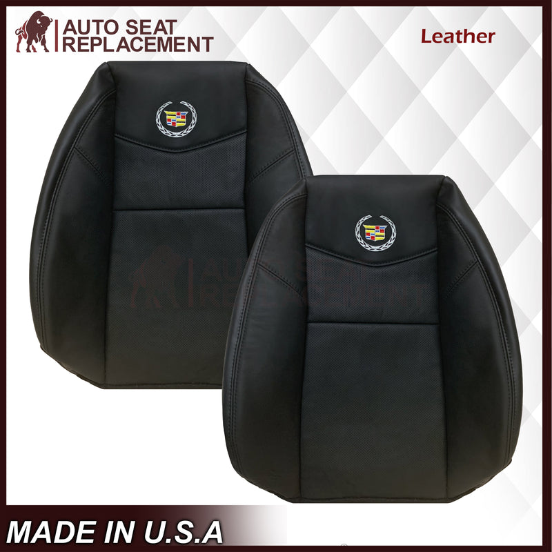 2007-2014 Cadillac Escalade Perforated Genuine Leather or Synthetic Leather Seat Cover in Black: Choose From Variation - Auto Seat Replacement
