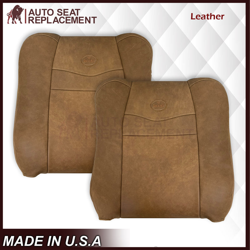 2001 2002 2003 Ford F150 King Ranch Raw Cowhide GENUINE LEATHER Seat Covers - Auto Seat Replacement