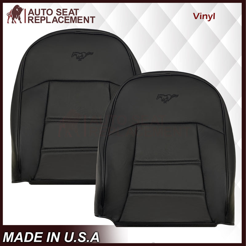 1999-2004 Ford Mustang V6 Replacement Seat Cover in Ebony Black: Choose From Variation - Auto Seat Replacement