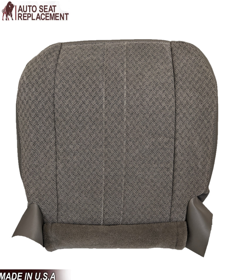 2003-2018 Chevy Express 1500 2500 3500 Cloth Seat Covers in Pewter Gray