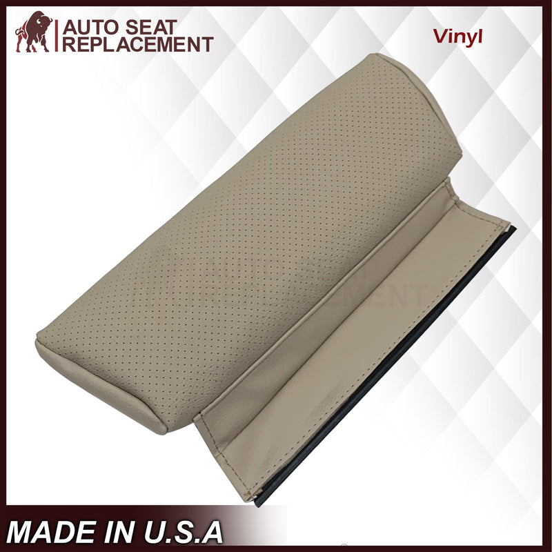 2016 - 2022 Mercedes Benz GLC Class C250, C300,C350 Driver OR Passenger Bottom Synthetic Leather Seat Cover in Light Tan - Auto Seat Replacement