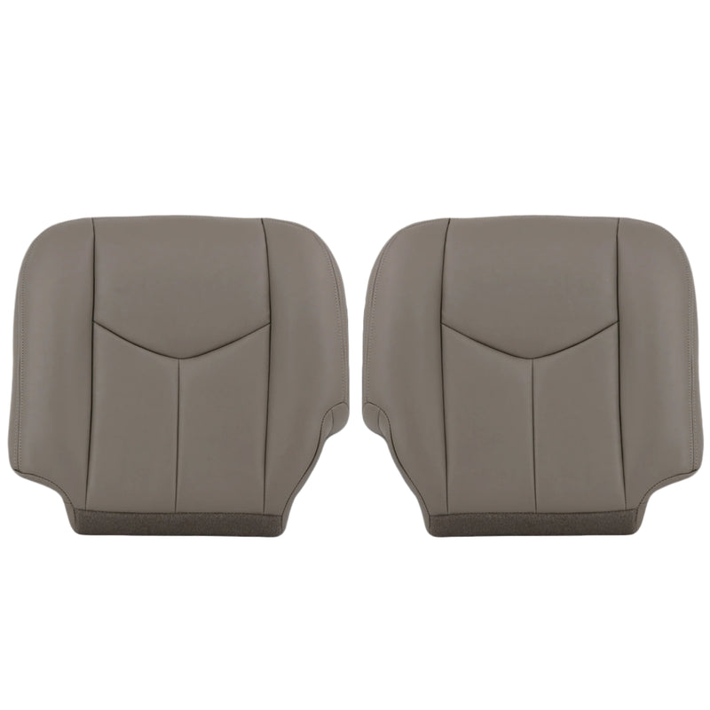 2003-2007 Chevy Tahoe/Suburban Seat Cover in Light Gray: Choose From Variations- 2000 2001 2002 2003 2004 2005 2006- Leather- Vinyl- Seat Cover Replacement- Auto Seat Replacement