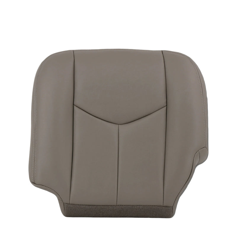 2003-2007 Chevy Silverado/Avalanche Seat Cover In Light Gray: Choose From Variation- 2000 2001 2002 2003 2004 2005 2006- Leather- Vinyl- Seat Cover Replacement- Auto Seat Replacement