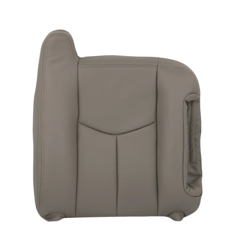 2003-2007 Chevy Silverado/Avalanche Seat Cover In Light Gray: Choose From Variation- 2000 2001 2002 2003 2004 2005 2006- Leather- Vinyl- Seat Cover Replacement- Auto Seat Replacement
