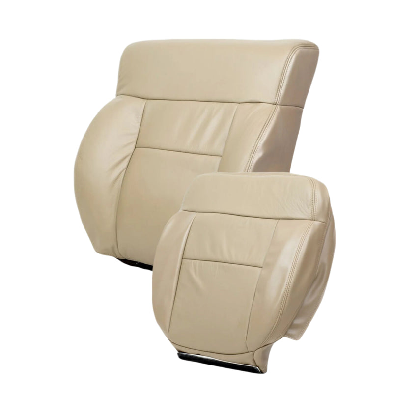 2005-2008 Ford F-150 Seat Cover in Tan: Choose Leather or Vinyl- 2000 2001 2002 2003 2004 2005 2006- Leather- Vinyl- Seat Cover Replacement- Auto Seat Replacement