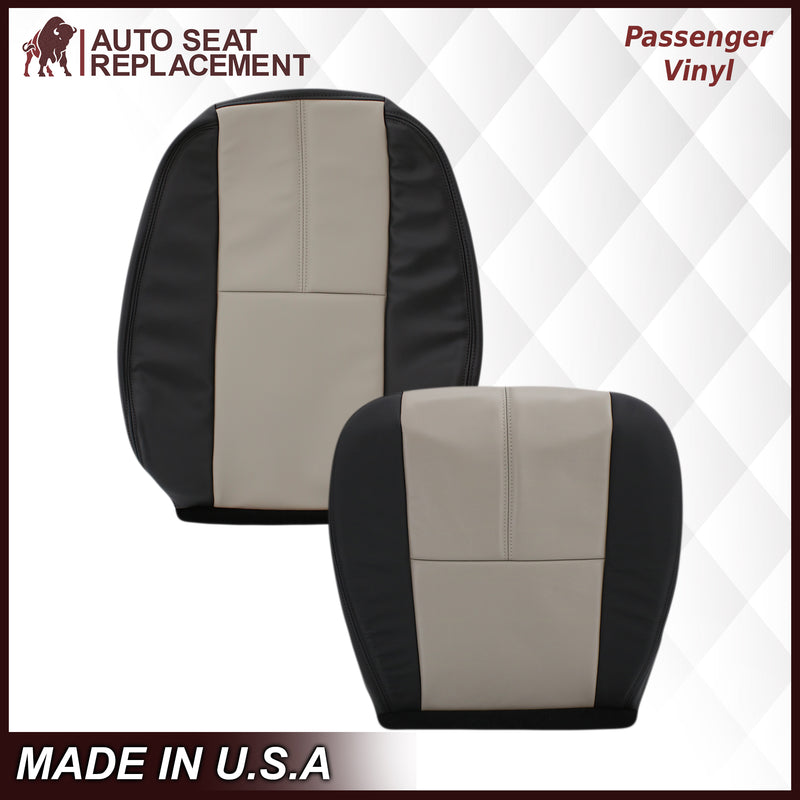 2007-2014 Chevy Silverado Seat Cover In 2tone Gray/Black: Choose From Variation- 2000 2001 2002 2003 2004 2005 2006- Leather- Vinyl- Seat Cover Replacement- Auto Seat Replacement