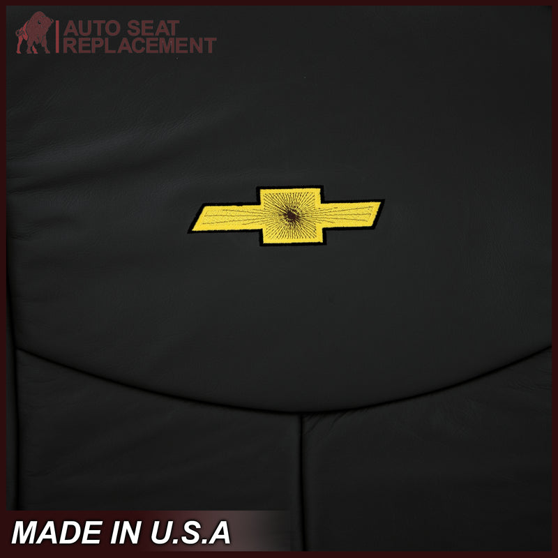 2002 Chevy Avalanche Seat Cover in Dark Graphite "Dark Gray": Choose From Variations- 2000 2001 2002 2003 2004 2005 2006- Leather- Vinyl- Seat Cover Replacement- Auto Seat Replacement