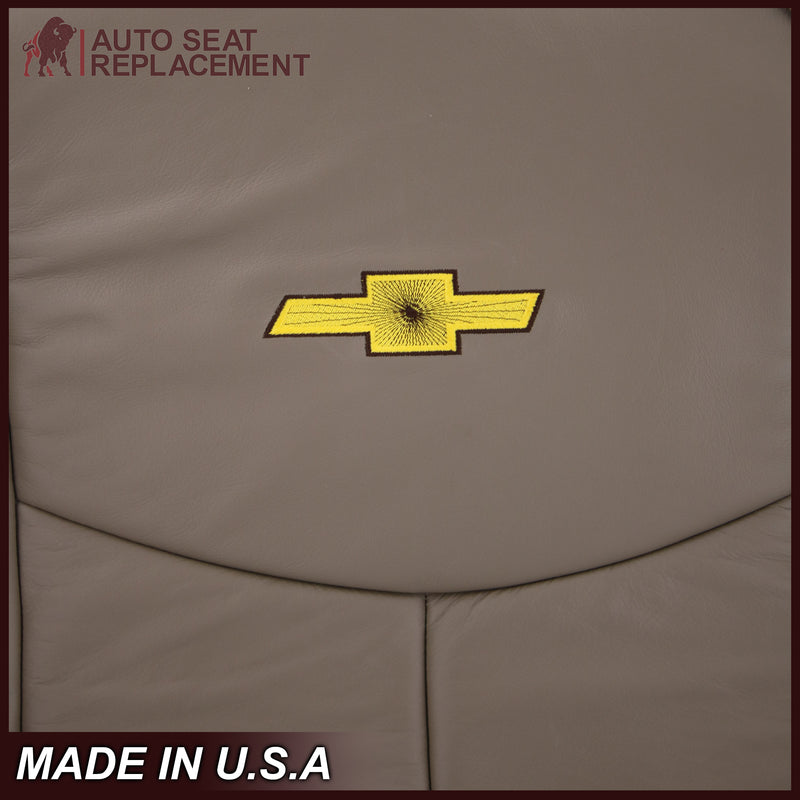2002 Chevy Avalanche Seat Cover in Medium Neutral Tan: Choose From Variations- 2000 2001 2002 2003 2004 2005 2006- Leather- Vinyl- Seat Cover Replacement- Auto Seat Replacement