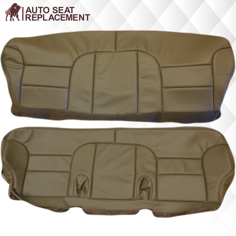 1995-1999 GMC Sierra SLT SLE 2nd Row Bench Seat Cover in Tan: Choose your options- 2000 2001 2002 2003 2004 2005 2006- Leather- Vinyl- Seat Cover Replacement- Auto Seat Replacement