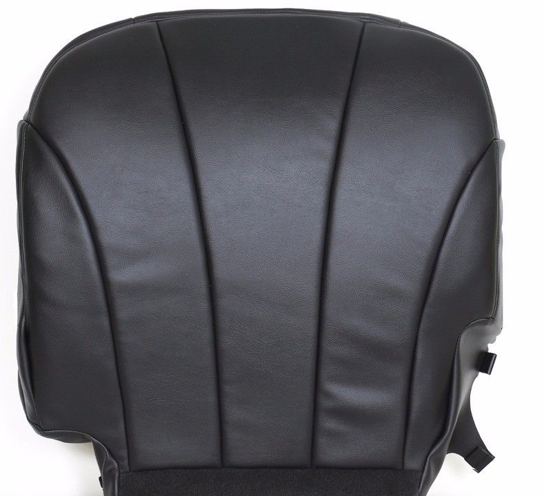 2000 2001 2002 Chevy Silverado Work Truck WT Driver Vinyl Seat Cover Dark Gray- 2000 2001 2002 2003 2004 2005 2006- Leather- Vinyl- Seat Cover Replacement- Auto Seat Replacement