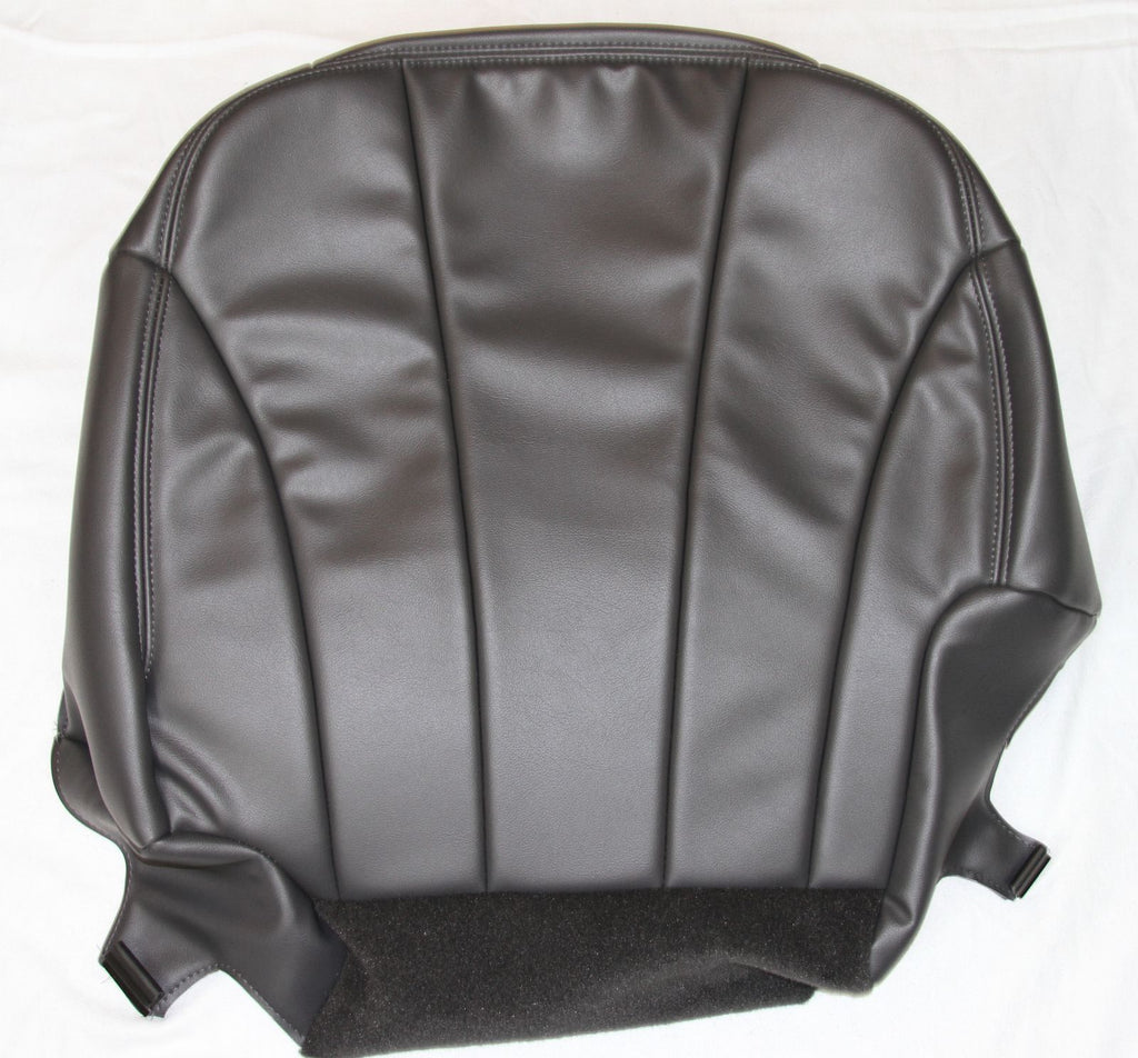 2000 2001 2002 Chevy Silverado Work Truck WT Driver Vinyl Seat Cover Dark Gray- 2000 2001 2002 2003 2004 2005 2006- Leather- Vinyl- Seat Cover Replacement- Auto Seat Replacement