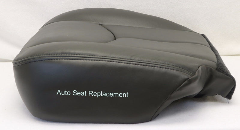 2003 2004 2005 2006 Chevy Avalanche Driver Passenger Bottom Seat Cover Dark Gray- 2000 2001 2002 2003 2004 2005 2006- Leather- Vinyl- Seat Cover Replacement- Auto Seat Replacement