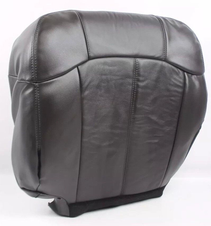2000 2001 2002 Chevy Silverado & Sierra Passenger Bottom Seat Cover Black vinyl- 2000 2001 2002 2003 2004 2005 2006- Leather- Vinyl- Seat Cover Replacement- Auto Seat Replacement