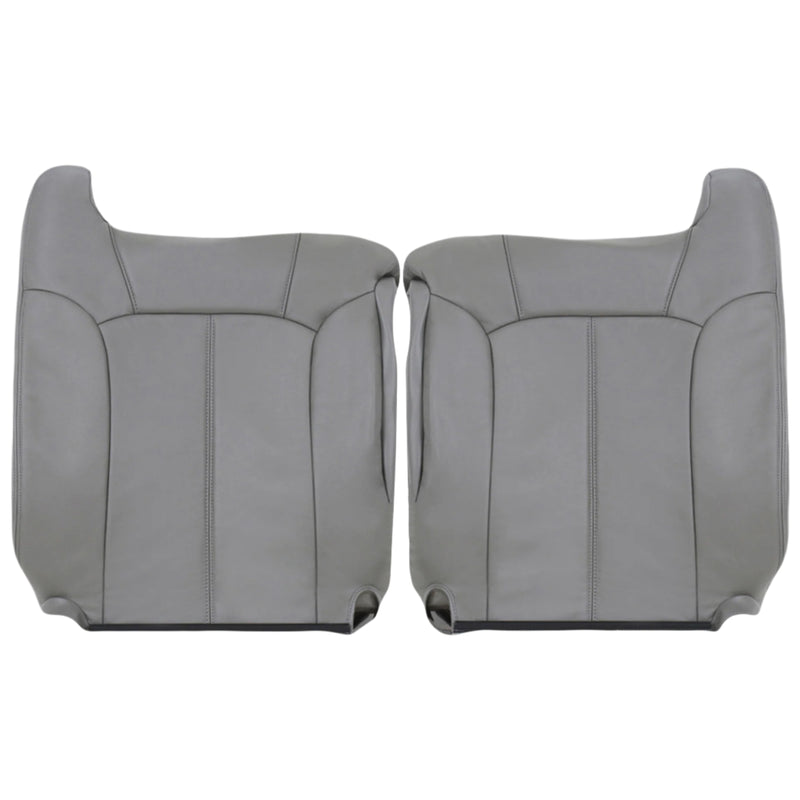 2000-2002 Chevy Tahoe/Suburban Seat Cover in Light Gray: Choose From Variations- 2000 2001 2002 2003 2004 2005 2006- Leather- Vinyl- Seat Cover Replacement- Auto Seat Replacement