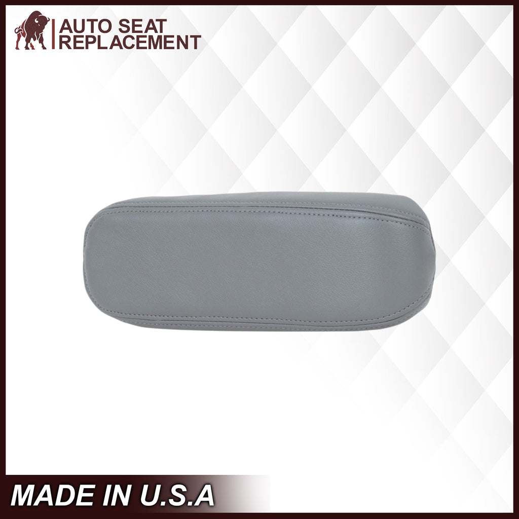 2002-2007 Ford F-250 F-350 Driver Or Passenger Armrest Cover in Flint Gray- 2000 2001 2002 2003 2004 2005 2006- Leather- Vinyl- Seat Cover Replacement- Auto Seat Replacement