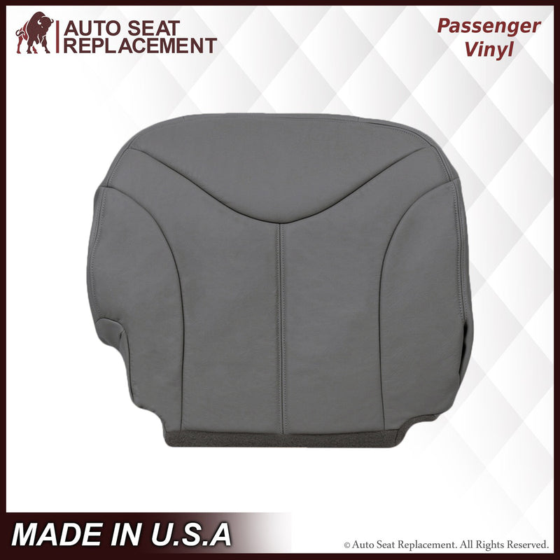2000-2002 GMC Yukon XL Seat Cover in Pewter Gray: Choose From Variation- 2000 2001 2002 2003 2004 2005 2006- Leather- Vinyl- Seat Cover Replacement- Auto Seat Replacement