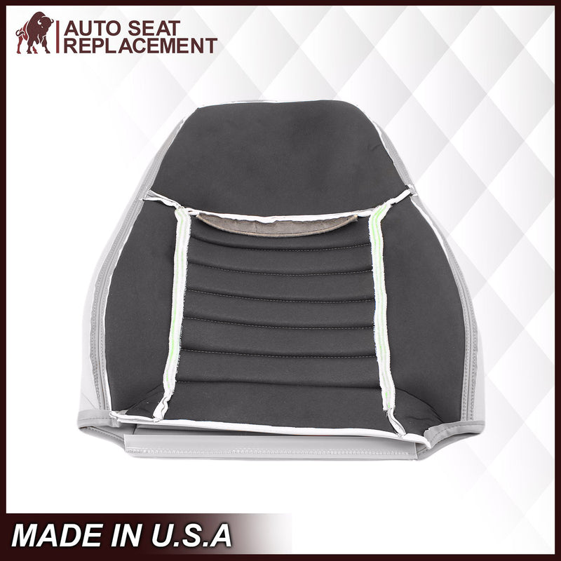 1999-2004 Ford Mustang GT Convertible in Medium Graphite Gray Perforated Seat cover: Choose From Variationt- 2000 2001 2002 2003 2004 2005 2006- Leather- Vinyl- Seat Cover Replacement- Auto Seat Replacement