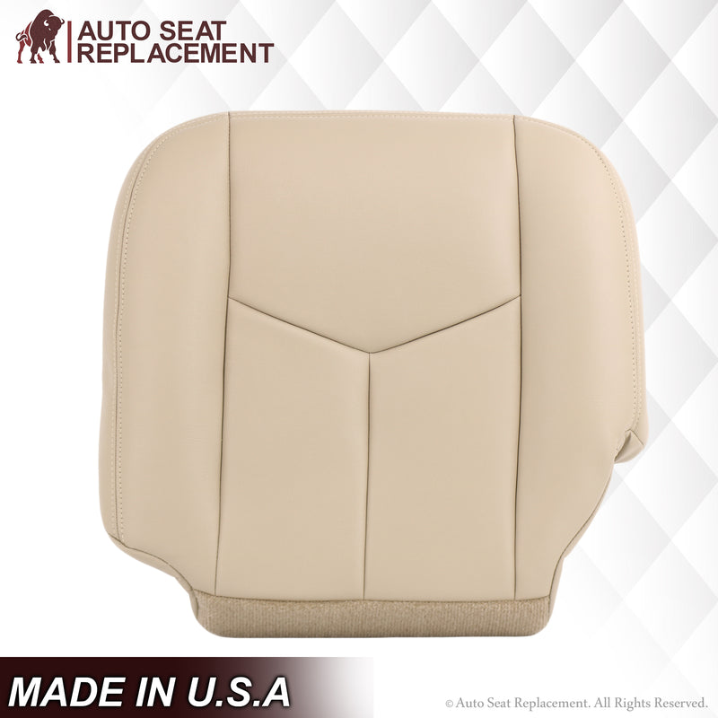 2003-2006 Chevy Tahoe/Suburban Seat Cover in Light Tan: Choose From Variation- 2000 2001 2002 2003 2004 2005 2006- Leather- Vinyl- Seat Cover Replacement- Auto Seat Replacement