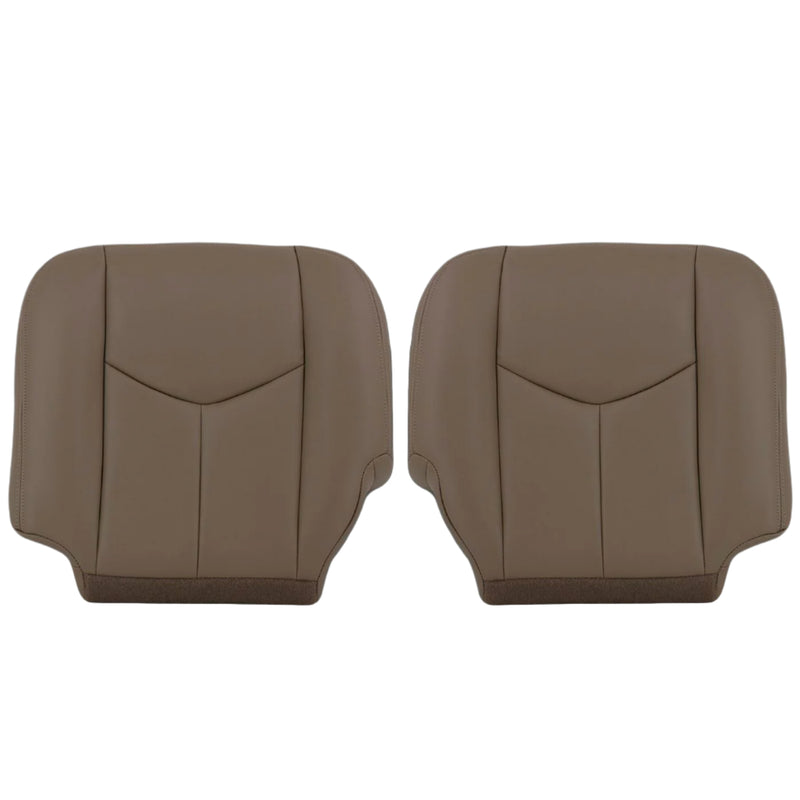 2003-2007 Chevy Silverado/Avalanche Seat Cover in Tan: Choose Leather or Vinyl- 2000 2001 2002 2003 2004 2005 2006- Leather- Vinyl- Seat Cover Replacement- Auto Seat Replacement