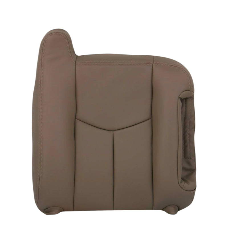 2003-2007 Chevy Silverado/Avalanche Seat Cover in Tan: Choose Leather or Vinyl- 2000 2001 2002 2003 2004 2005 2006- Leather- Vinyl- Seat Cover Replacement- Auto Seat Replacement