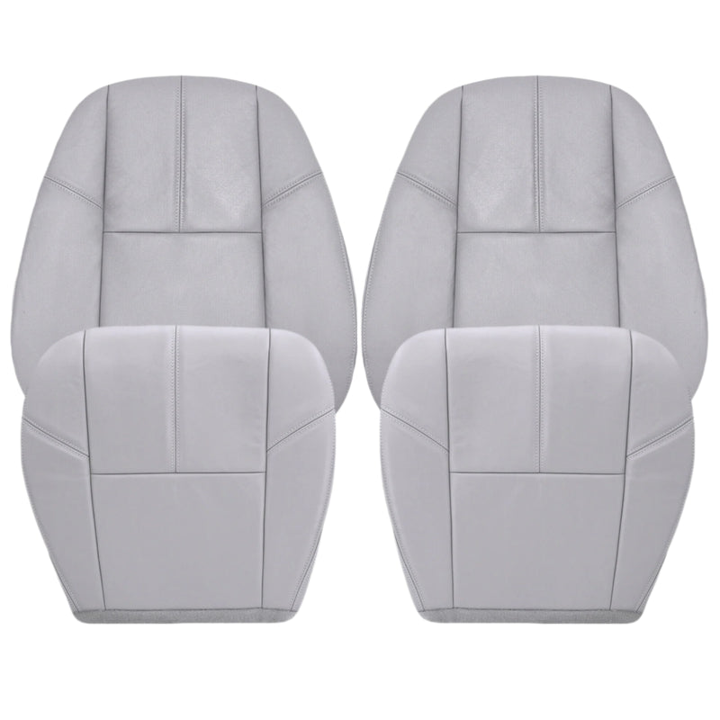 2007-2013 Chevy Avalanche Seat Cover In Gray: Choose From Variation- 2000 2001 2002 2003 2004 2005 2006- Leather- Vinyl- Seat Cover Replacement- Auto Seat Replacement