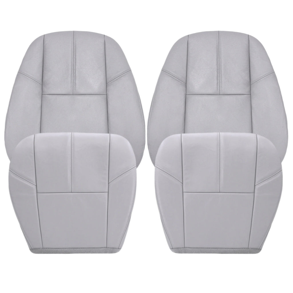 2007-2014 GMC Yukon/Sierra Seat Cover In Gray: Choose From Variation- 2000 2001 2002 2003 2004 2005 2006- Leather- Vinyl- Seat Cover Replacement- Auto Seat Replacement