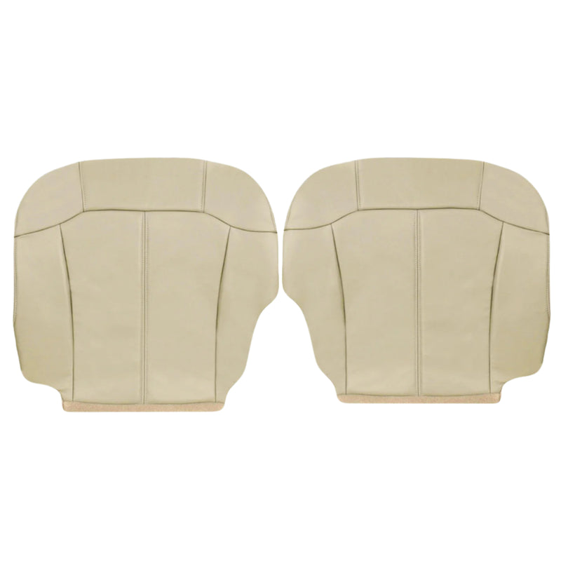 2000-2002 Chevy Tahoe/Suburban Seat Cover in Light Shale Tan: Choose From Variations- 2000 2001 2002 2003 2004 2005 2006- Leather- Vinyl- Seat Cover Replacement- Auto Seat Replacement