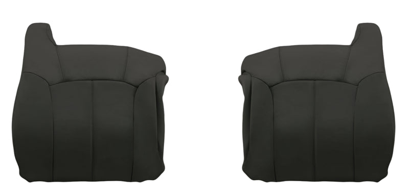 1999-2002 Chevy Silverado Seat Cover in Dark Graphite "Dark Gray": Choose From Variations- 2000 2001 2002 2003 2004 2005 2006- Leather- Vinyl- Seat Cover Replacement- Auto Seat Replacement