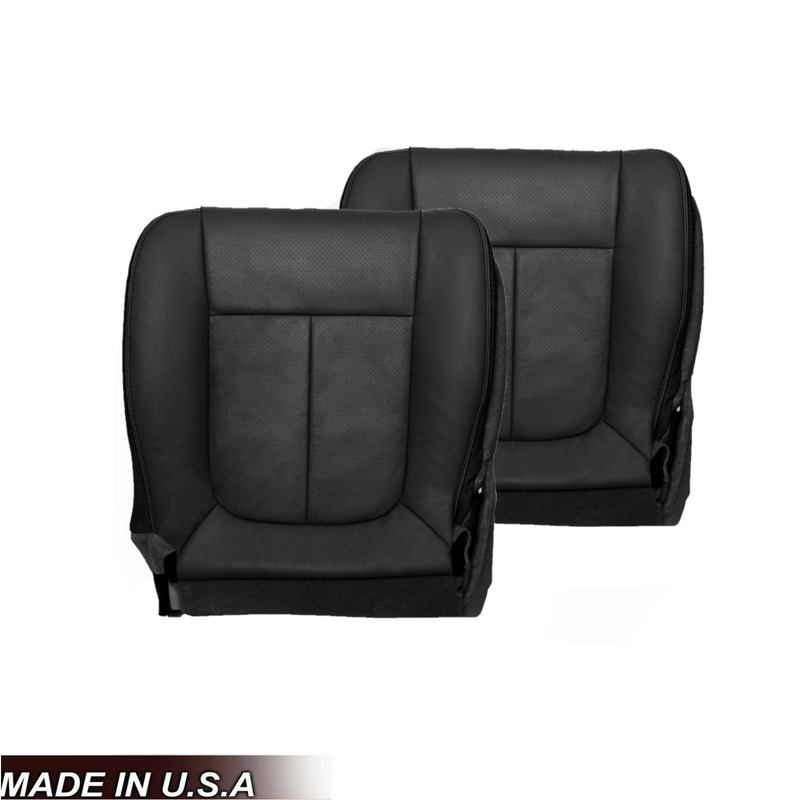 2009 2010 2011 2012 2013 2014 Ford F150 Lariat Driver Bottom Perforated Leather Seat Cover- 2000 2001 2002 2003 2004 2005 2006- Leather- Vinyl- Seat Cover Replacement- Auto Seat Replacement