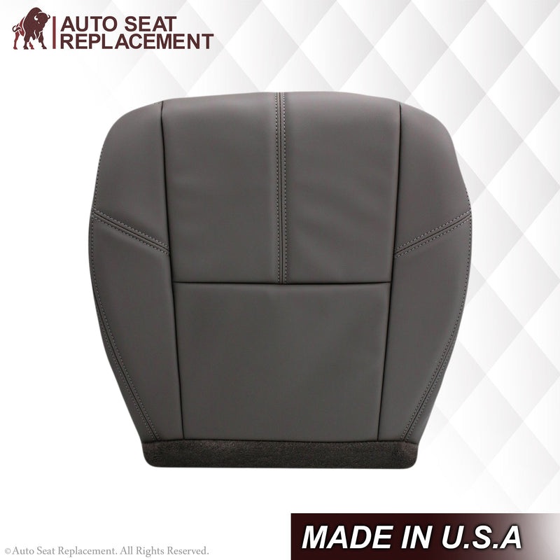 2007-2014 Chevy Silverado & GMC Sierra Work Truck Seat Cover In Dark Titanium Gray: Choose From Variation- 2000 2001 2002 2003 2004 2005 2006- Leather- Vinyl- Seat Cover Replacement- Auto Seat Replacement