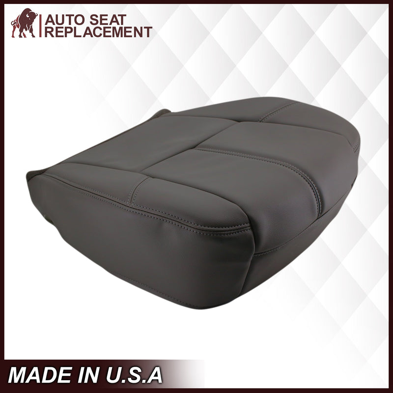 2007-2014 Chevy Silverado & GMC Sierra Work Truck Seat Cover In Dark Titanium Gray: Choose From Variation- 2000 2001 2002 2003 2004 2005 2006- Leather- Vinyl- Seat Cover Replacement- Auto Seat Replacement
