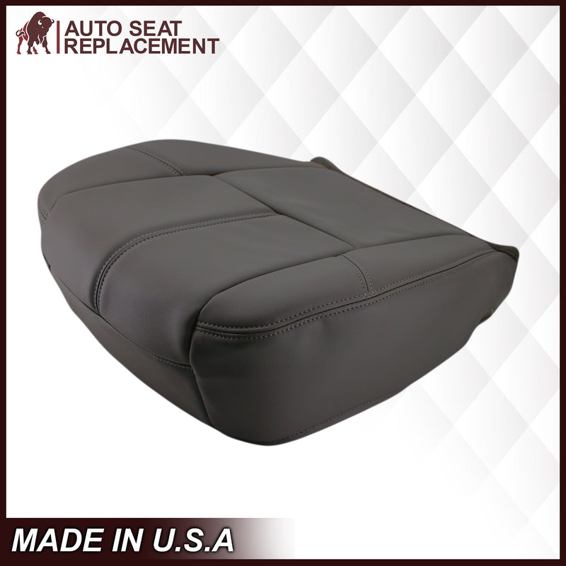 2007-2014 Chevy Silverado & GMC Sierra Work Truck Seat Cover In Dark Titanium Gray: Choose From Variation- 2000 2001 2002 2003 2004 2005 2006- Leather- Vinyl- Seat Cover Replacement- Auto Seat Replacement