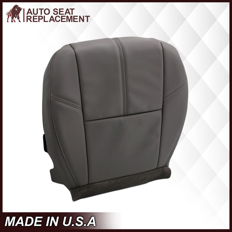 2007-2014 Chevy Silverado & GMC Sierra Work Truck Seat Cover In Dark Titanium Gray: Choose From Variation- 2000 2001 2002 2003 2004 2005 2006- Leather- Vinyl- Seat Cover Replacement- Auto Seat Replacement