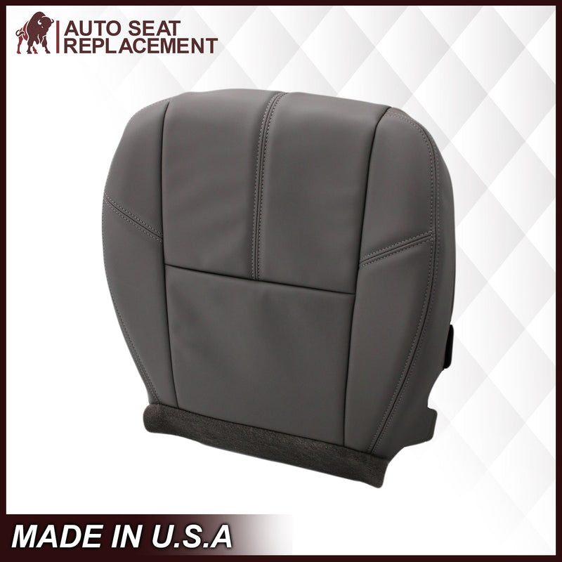 2007-2014 Chevy Silverado & GMC Sierra Work Truck Seat Cover In Dark Titanium Gray: Choose From Variation- 2000 2001 2002 2003 2004 2005 2006- Leather- Vinyl- Seat Cover Replacement- Auto Seat Replacement