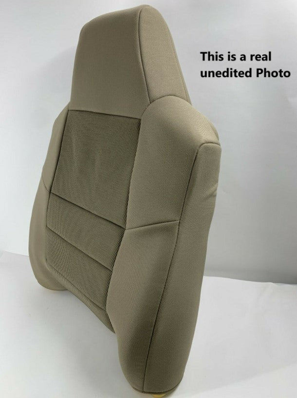 2003-2007 Ford F250 F350 Lariat Seat Cover in Pebble Tan Cloth Fabric - Auto Seat Replacement