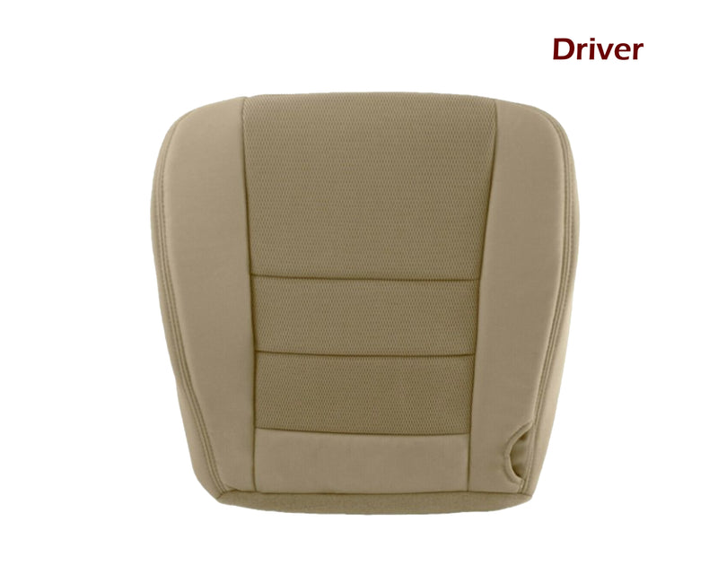 2003-2007 Ford F250 F350 Lariat Seat Cover in Pebble Tan Cloth Fabric - Auto Seat Replacement