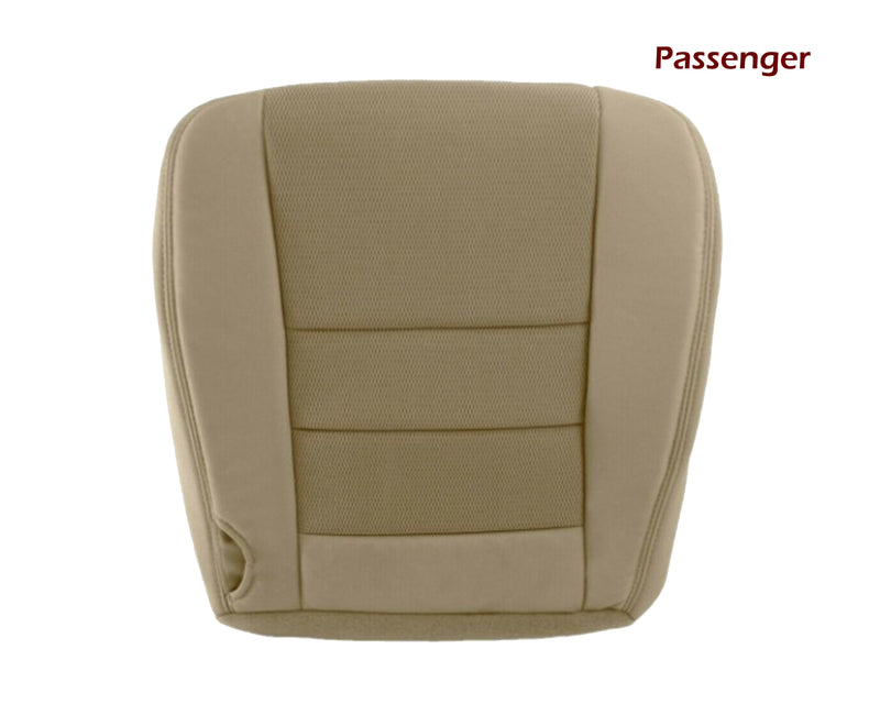 2003-2007 Ford F250 F350 Lariat Seat Cover in Pebble Tan Cloth Fabric - Auto Seat Replacement