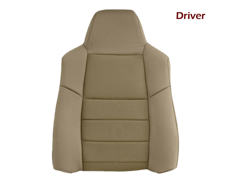 2003-2007 Ford F250 F350 Lariat Seat Cover in Pebble Tan Cloth Fabric - Auto Seat Replacement