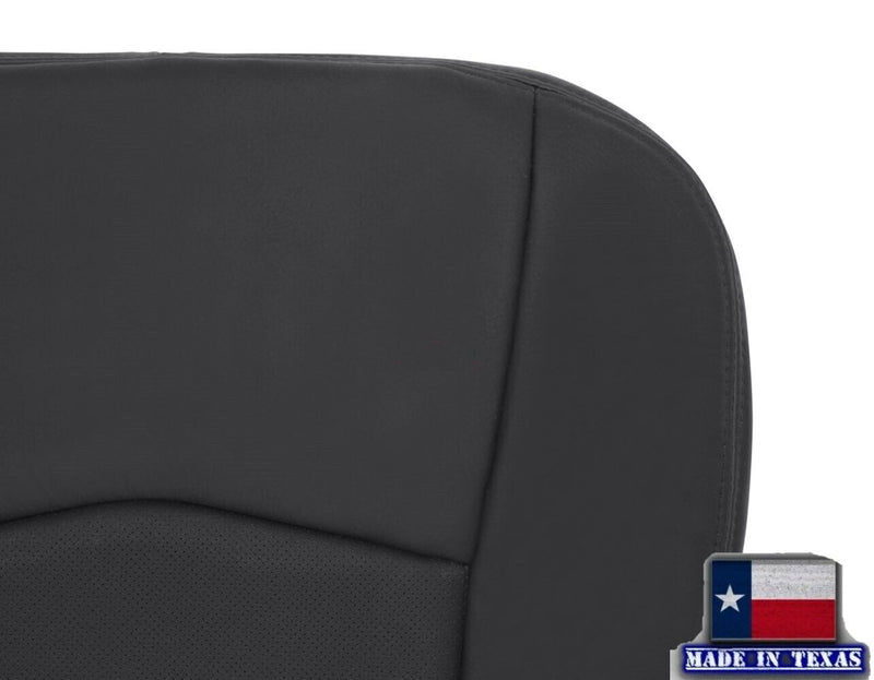 2004-2009 Cadillac SRX Perforated Seat Cover in Genuine Leather Ebony Black: Choose From Variation - Auto Seat Replacement