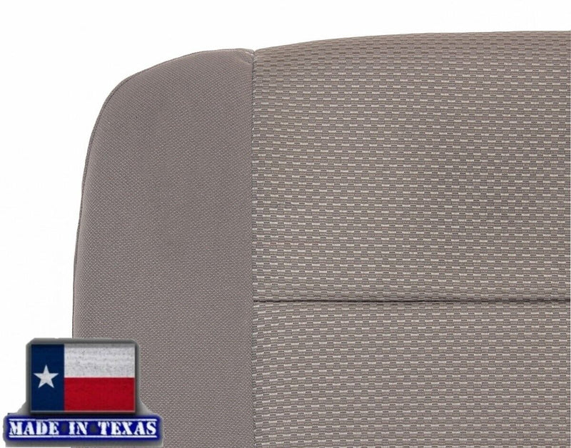 2014 2015 2016 2017 2018 2019 Chevy Silverado & GMC Sierra Cloth Fabric Seat Cover Replacement in Dune Tan OR Dark Ash Gray - Auto Seat Replacement